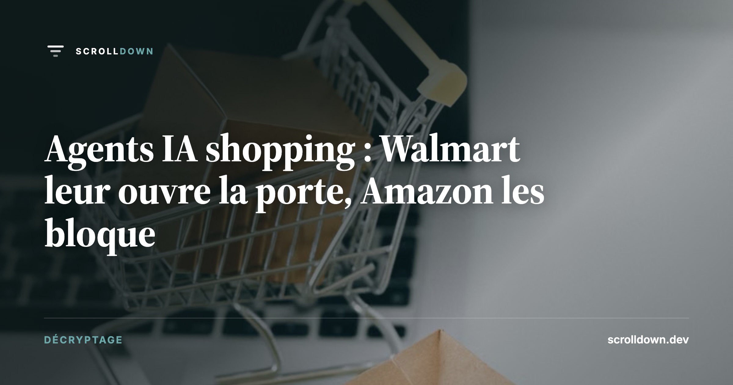 Agents IA shopping : Walmart leur ouvre la porte, Amazon les bloque