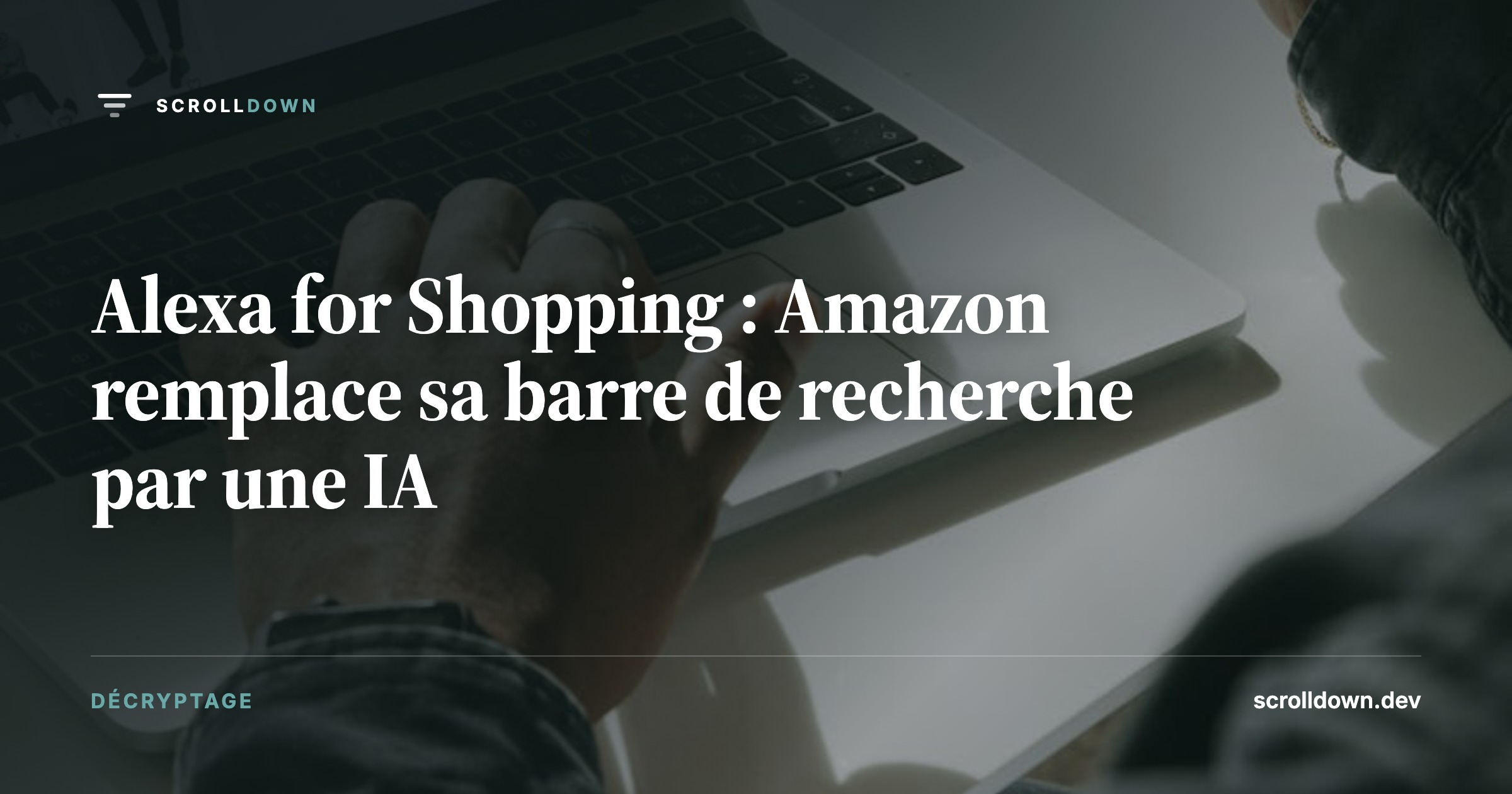 Alexa for Shopping : Amazon remplace sa barre de recherche par une IA