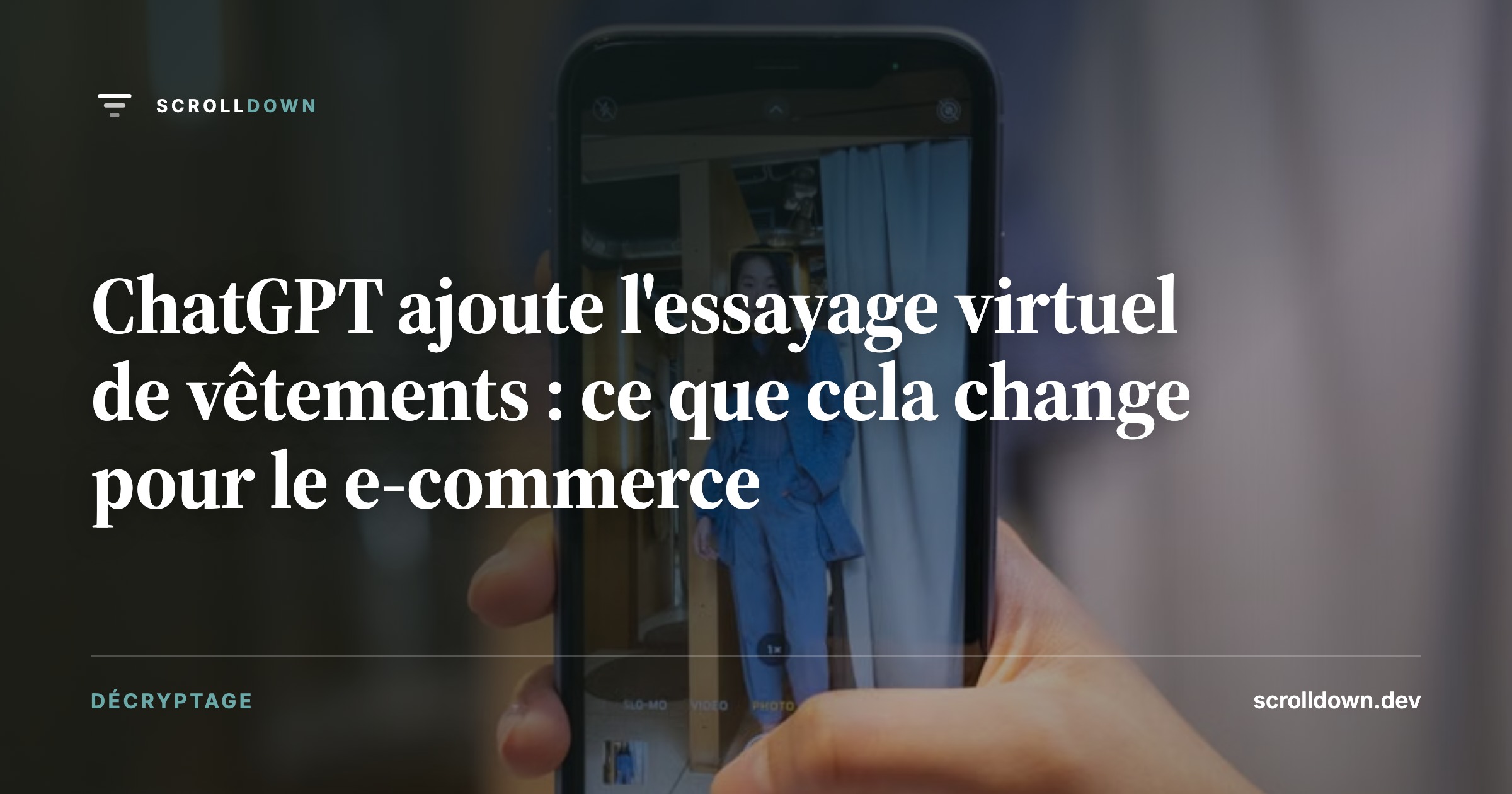 ChatGPT ajoute l'essayage virtuel de vêtements : ce que cela change pour le e-commerce