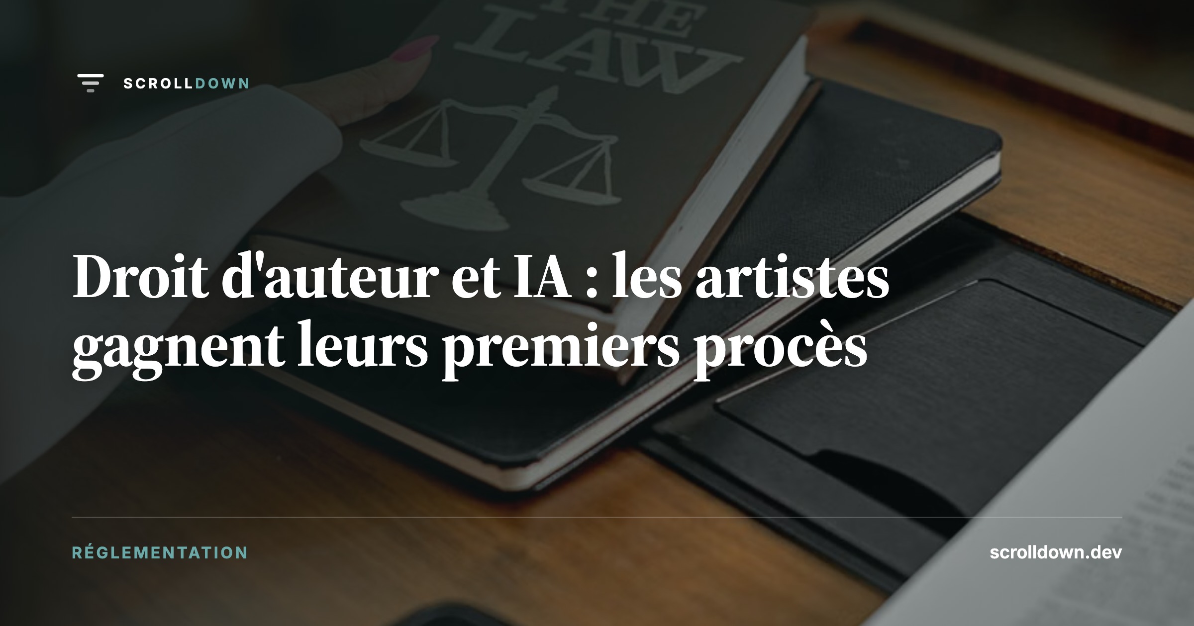 Droit d'auteur et IA : les artistes gagnent leurs premiers procès