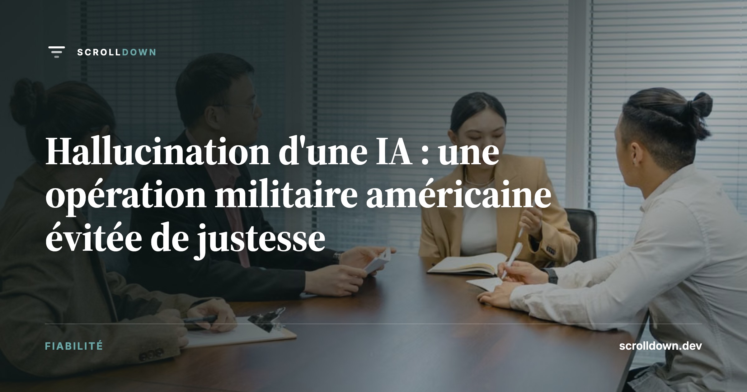 Hallucination d'une IA : une opération militaire américaine évitée de justesse