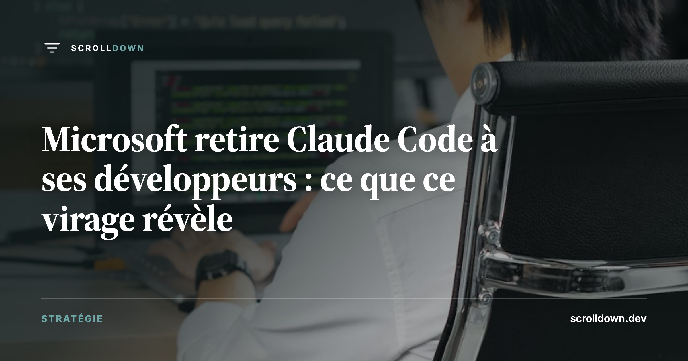 Microsoft retire Claude Code à ses développeurs : ce que ce virage révèle