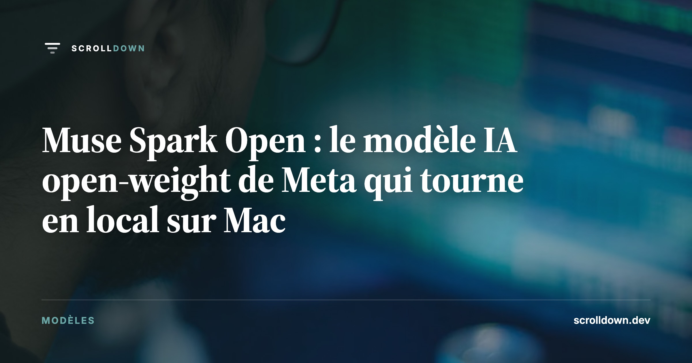 Muse Spark Open : le modèle IA open-weight de Meta qui tourne en local sur Mac