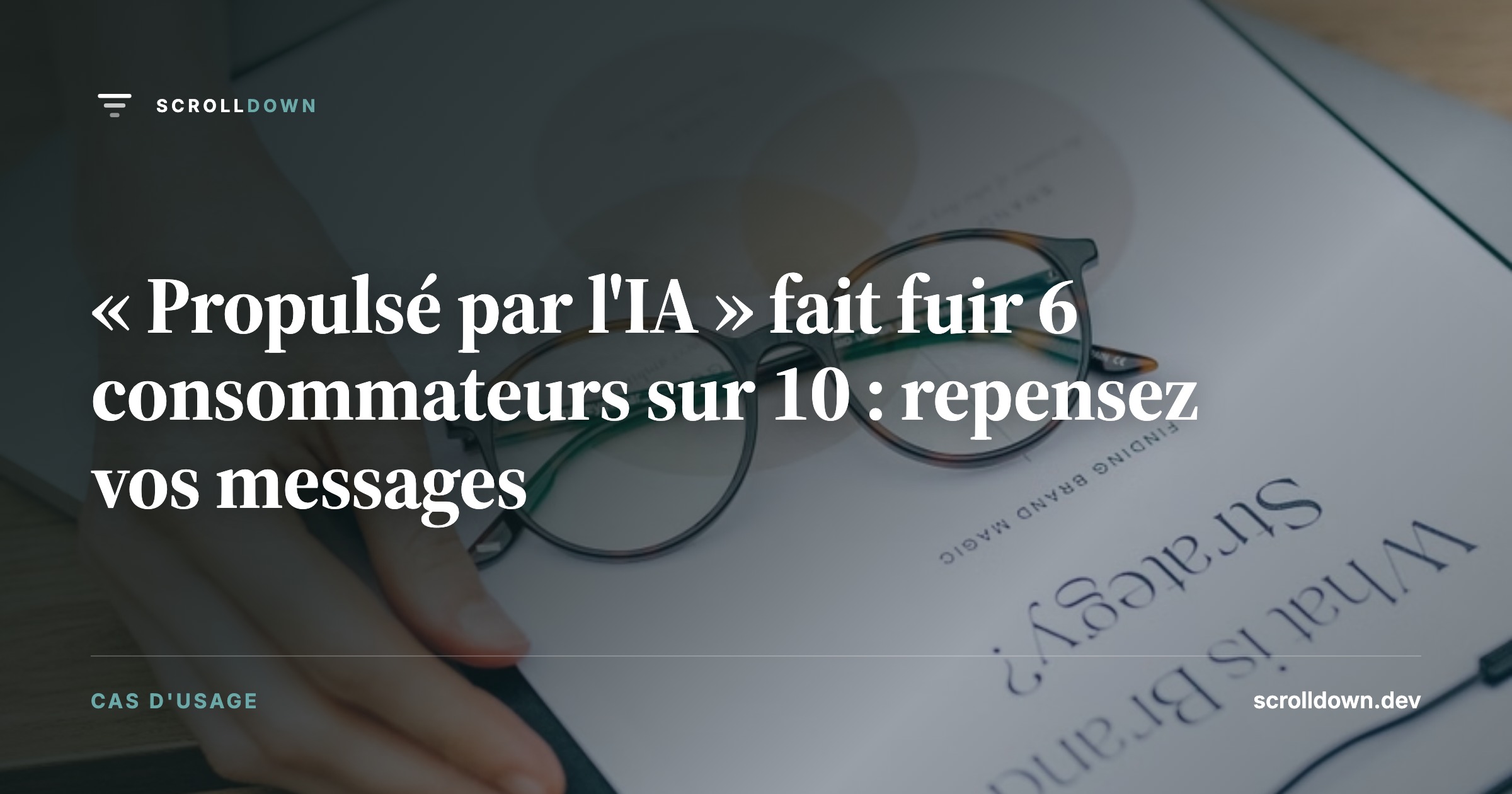 « Propulsé par l'IA » fait fuir 6 consommateurs sur 10 : repensez vos messages