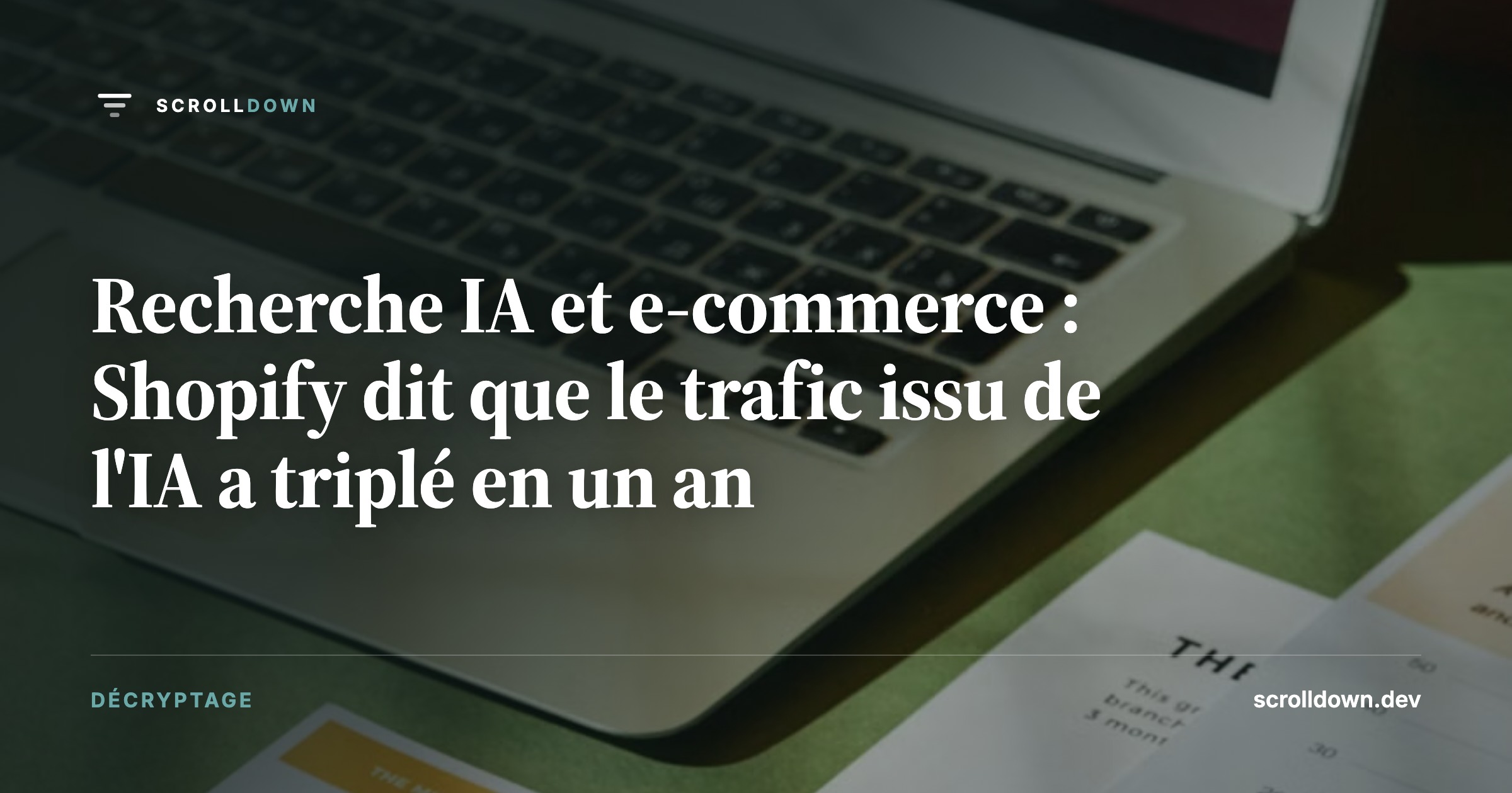 Recherche IA et e-commerce : Shopify dit que le trafic issu de l'IA a triplé en un an