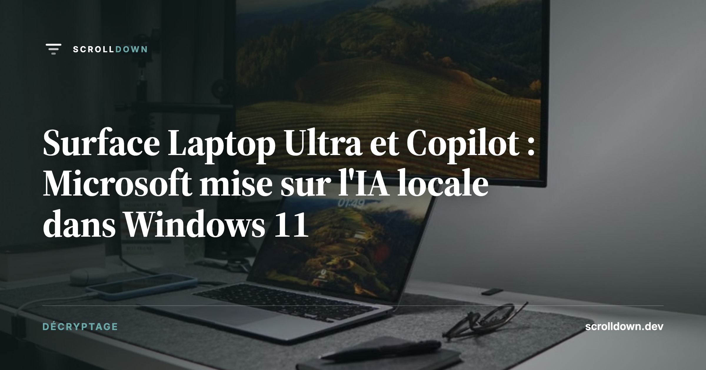 Surface Laptop Ultra et Copilot : Microsoft mise sur l'IA locale dans Windows 11