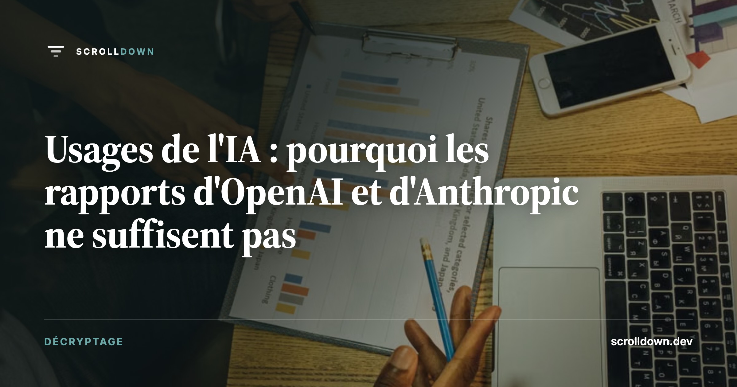 Usages de l'IA : pourquoi les rapports d'OpenAI et d'Anthropic ne suffisent pas